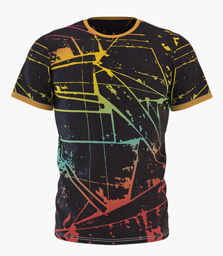 Camiseta Full Print Modelo Abstract Canvas